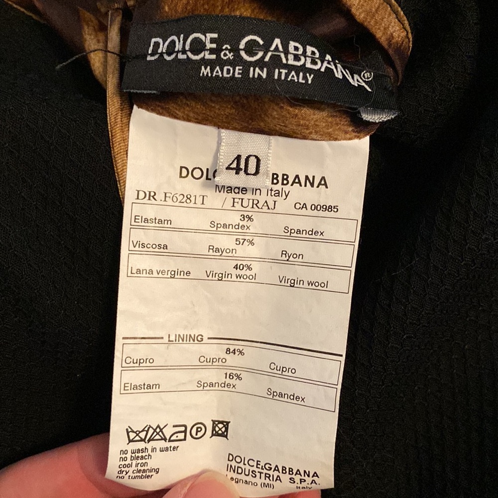 Dolce & Gabbana woman’s black dress - Picture 3 of 4